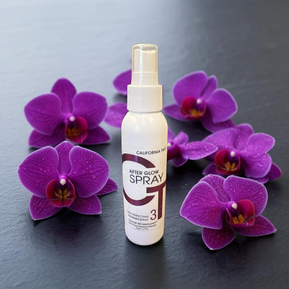 California Tan After Glow Spray CT 3 Tan Perfecting Shimmer 4 oz